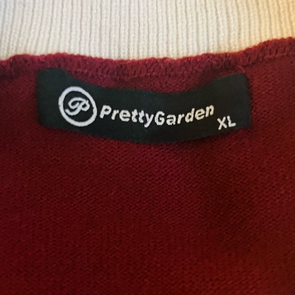 PRETTYGARDEN Women's Like New Wine Red 2-Piece Knit Outfit/Loungewear. Size: XL - Picture 7 of 13